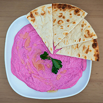 Beet Tarator with Pita