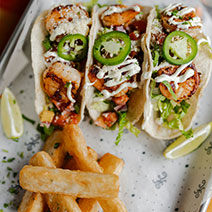 Tacos Havana with Shrimp