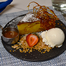 Cuban Bread Pudding at Hot Tin Roof