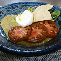 Heirloom Tomato Burrata at Hot Tin Roof