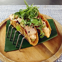 Tuna Tacos at Hot Tin Roof