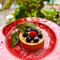 lemon blueberry tart