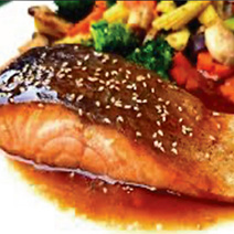 salmon teriyaki