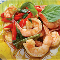 shrimp basil