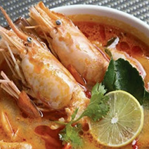 tom yum with shrimp